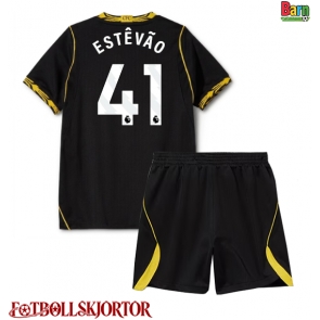 Chelsea Estevao Willian #41 Borta Kläder Barn 2026-27 Kortärmad (+ Korta byxor)